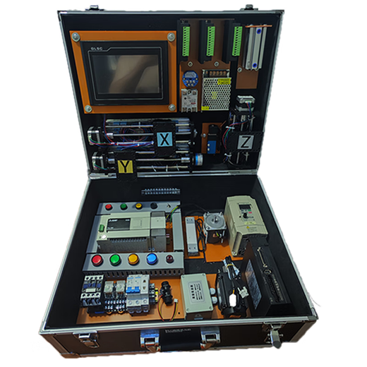 SANLING PLC learning chassis FX3U test box programming teaching and training automation controller PLC learning kit Package F - full set + 3-axis giant built-in XYZ slide + complete production line video course teacher guidance_ten-axis reprocessing industrial camera vision_original Mitsubishi 3