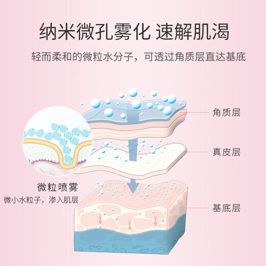 SAMPO Xinbao humidifier small household living room bedroom air heavy fog volume silent pregnant women baby spray anti-dry burning silent aromatherapy machine nano spray hydration meter SP-BS002