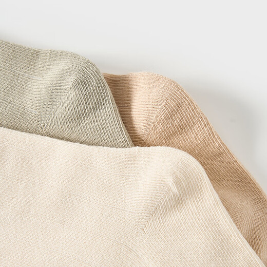 Tongtai (TONGTAI) baby socks newborn baby stockings high socks boys and girls boneless wide mouth socks yellow 6-12 months