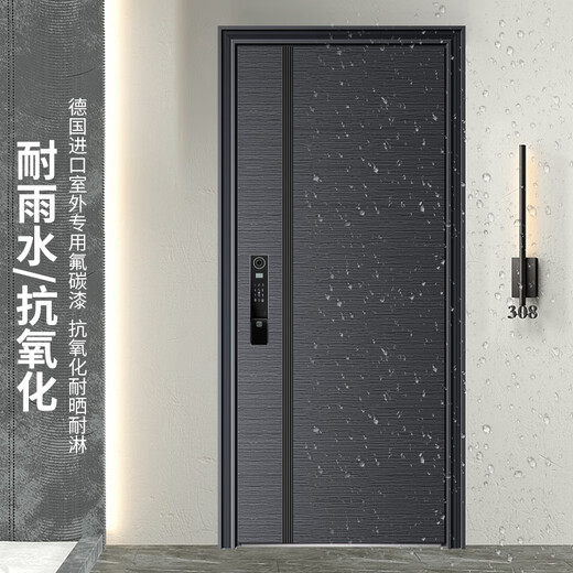 
Guard the 4th-level thickened anti-theft door entrance door single door mother door safety door + anti-plitting hinge full water foam filling Mechanical handle 2050*1050/2150*960 [single door]