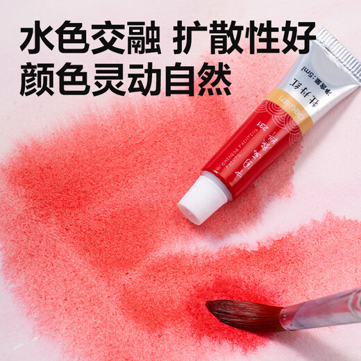 Deli (deli) 24 colors 5ml Chinese painting pigment ink landscape painting painting four treasures painting color entry set exam gift HS315-24