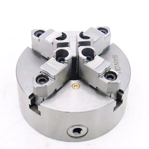 
Pupan four-claw self-centering chuck K12200/250A type separation claw lathe special four-claw linkage chuck Sanou four-claw self-centering K12 125 through hole 38