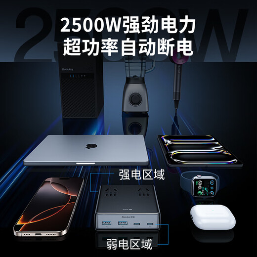 Huntkey Charging Bar Smart M30/M20 Desktop Socket Power Strip USB Fast Charging Plug Board Charging Station Gallium Nitride 30W Multi-port Portable Typec Multi-function Bedside Anti-overload Power Strip 20W 8-in-1 Charging Station - Total Length 1.5 Meters Aerospace Quality New National Standard