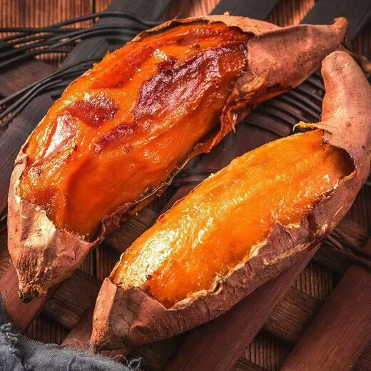 Fresh Shadi Tobacco Potato No. 25 Tangxinliu Oil Sweet Potato Sweet Potato Breakfast Essential Supermarket Jingdong Really Cheap 5Jin Jin is equal to 0.5kg with box Zhongdaguo (from 3 taels)