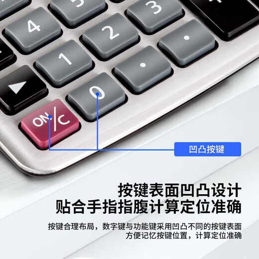 Deli 1622 Voice Calculator (Silver) (Taiwan)