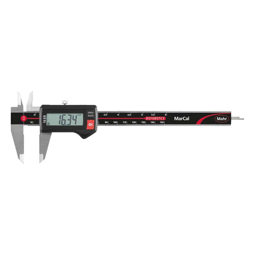 Mahr high-precision digital caliper 4103012 range 0-150mm/0.01 no roller flat stylus