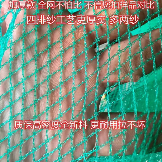 Fishing net lifting cage anti-bird mesh chicken net sports fence anti-hail net breeding anti-escape fully thickened and durable sample