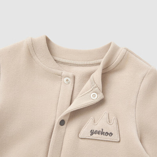 YEEHOO baby clothes autumn and winter double-sided velvet warm onesies for boys and girls rompers and baby clothes