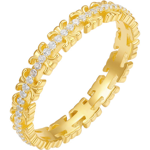 Saturday blessing ring geometric ring bracelet S925 silver high-end birthday gift J0214470 No. 14