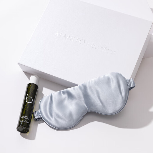 MANITO/Manita X Bamford sleep gift box silk sleep eye mask gift Tianbing blue F