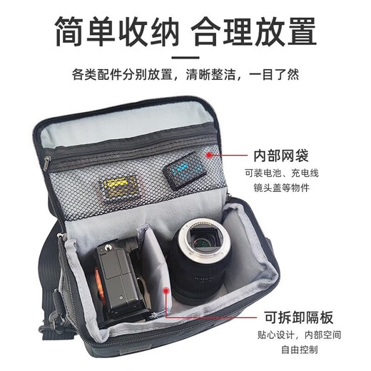 Canon original camera bag r50 r10 r6 r7 r8 r100 mirrorless SLR camera bag 90d 200d shoulder camera bag storage bag backpack moisture-proof mirrorless backpack brand shoulder camera bag black large SLR mirrorless camera bag