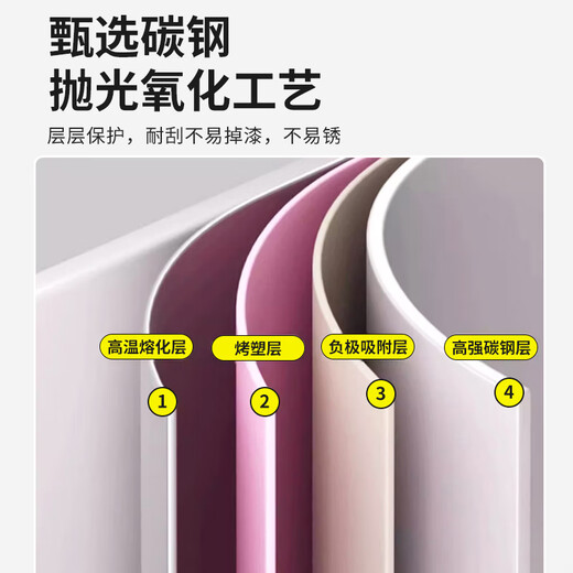 Home Baili Water Heater Cover Kitchen Gas Pipe Decorative Perforated Board Wall-mounted Stove Covering Storage Rack Magnetic Door Opening Length 45 Height 30 Depth 20CM + Magnetic Pendant*3 Single Door Opening on the Left/Right Side