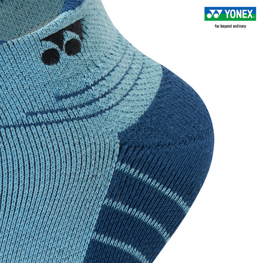 YONEX/Yonex 25FW autre 1452025BCR chaussettes de sport courtes respirantes et confortables homme yy bleu métallisé