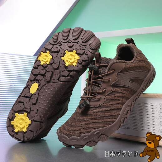 GPHF Japanese couple gym treadmill shoes squat deadlift dynamic cycling shoes skipping rope sports running shoes 710 brown 42