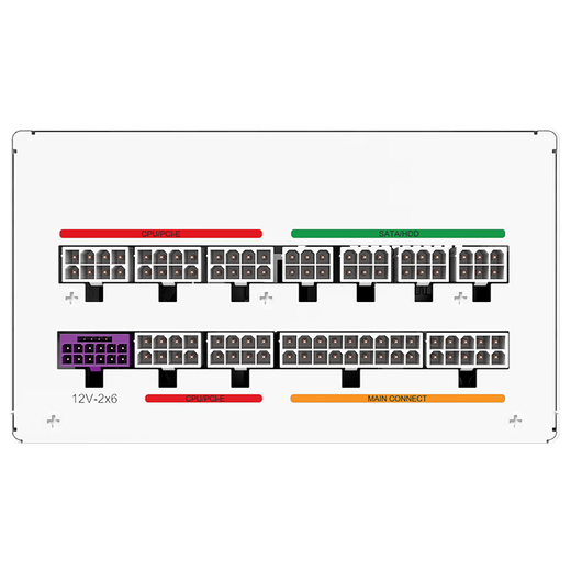 Patriot Star Can EV 850W 1000W alimentation platine module complet version geek ATX3.1 ordinateur de bureau hôte alimentation e-sports jeu blanc EV850W version geek platine module complet blanc ATX3.1