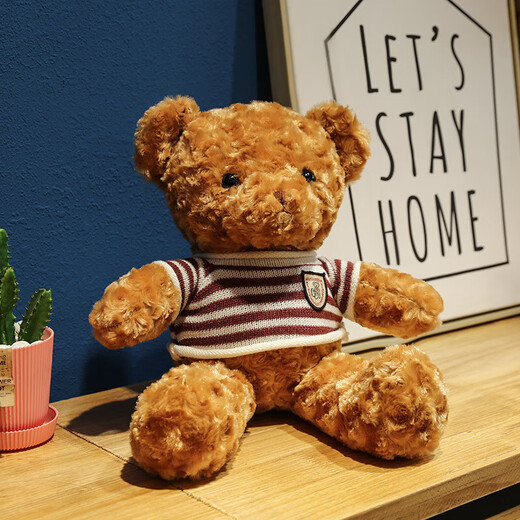 Xubeile Peluche poupée poupée de Chiffon Ours en Peluche poupée Fille Cadeau d'anniversaire Fille Oreiller de Couchage