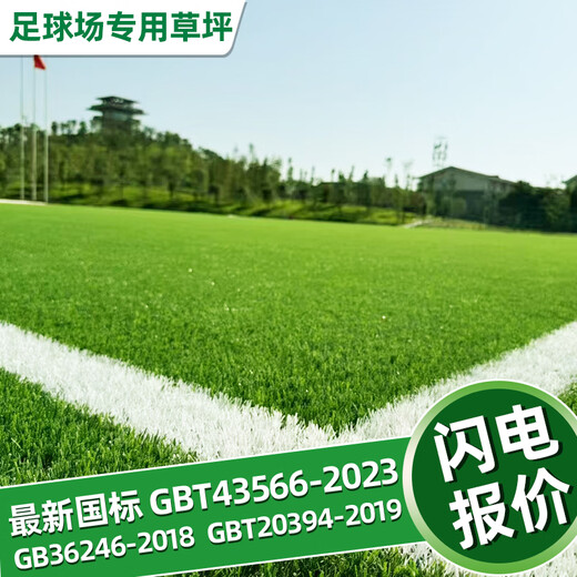 AVG has an eight-year warranty for artificial turf, the new national standard for sports artificial grass, special football field fake grass, sand-filled grass construction, 5.0cm sand-filled grass density 10500
