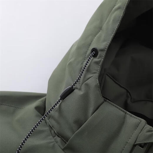 Mizuno outdoor cotton-padded jacket for men, hooded cotton-padded jacket, windproof and warm mountaineering cotton-padded jacket, black 3XL