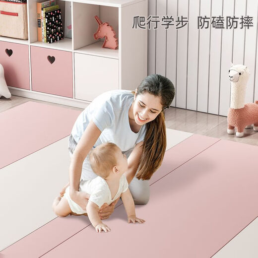 Taoniwu Baby XPE plegable Mat de rastreo Engrosado 4 cm Baby Indoor PU PUN PLOTABLE MATA DE PISO KINDERGARTEN CLÁSICA GRIS Y BLANCO 40% de descuento Material XPE 120*180 Material amigable para el medio ambiente Certificación 3C Certificación