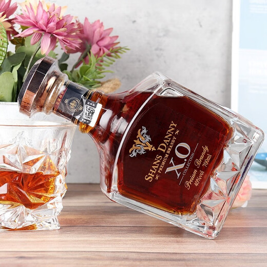 Mushi Prince Xuanshi Danny French original wine imported foreign wine XO brandy 40 degree spirit single bottle 700ML Talleratu 700mL 1 bottle naked bottle