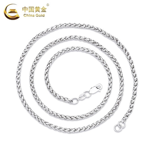 CHINA GOLD keel chain 925 silver necklace men's hip-hop trendy men's fashion accessories Valentine's Day birthday gift for girlfriend and wife s925 keel chain 3mm/55cm/17g rose gift box