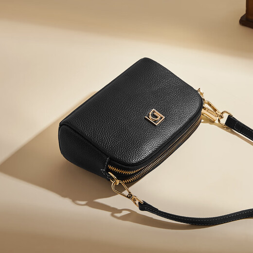 Golden Fox (FOXER) first layer cowhide women's bag women's bag large capacity shoulder bag crossbody bag mobile phone bag small bag Christmas gift