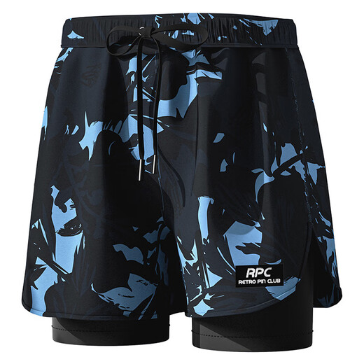 Big Tuan Xiaoyuan 16 Youth Swimming Shorts Men's Anti-Embarrassment 1215 Years Old Fat Boy 1314 Middle and High School Students Swimming Upgrade Light Blue + Swimming Cap + Swimming Goggles Earplugs Nose Clip L L70-95Jin Jin is equal to 0.5 kg