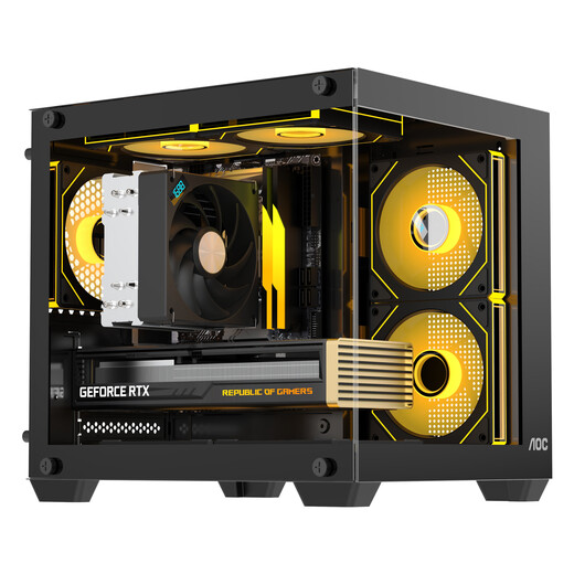 ASUS ROG host 24-issue interest-free i7 14700KF host 5060 Ti/5070/5080 e-sports gaming desktop computer host design rendering DIY assembly complete machine configuration six 14600KF + ASUS RTX5060