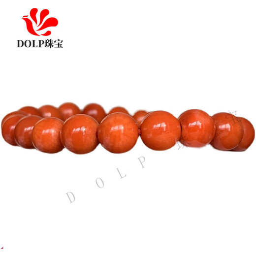 DOLP Coral Bracelet Atmosphere Bracelet Magenta Lady Goddess Temperament Japanese Life Year Mom Gift Jewelry 4mm Bracelet Single Circle