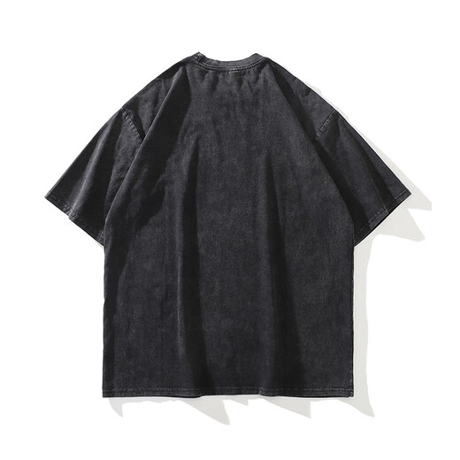 Camiseta impresa de mixi Camiseta impresa de verano Harajuku Street de manga corta para hombres Lavado de camisetas viejas Mujeres retro de moda 695 S