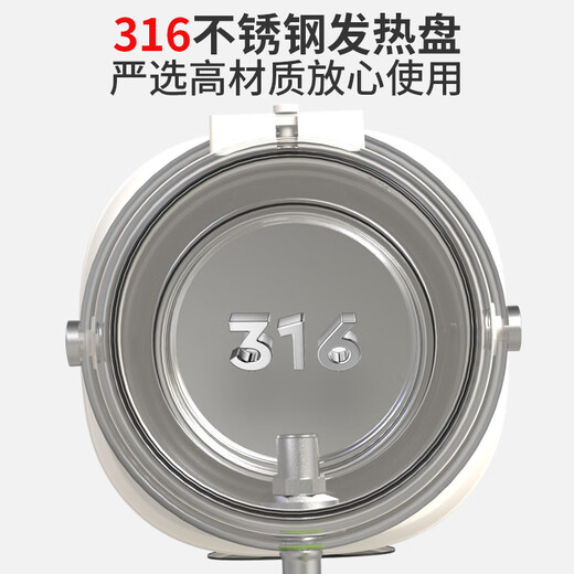 Liven health pot flower tea bucket kettle teapot glass 2.8L with faucet camping flower teapot office thermostatic kettle stew all-in-one household electric kettle SH-D2855