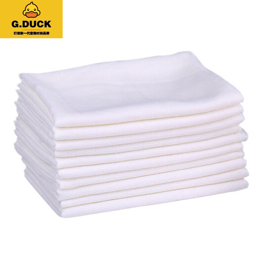 Бренд G.duck рекомендует марлевые подгузники для новорожденных, подгузники из чистого хлопка, которые можно стирать, большие тканевые весенние и летние хлопчатобумажные горчичные кольца, марля из чистого хлопка 40*80 см, 10 упаковок л.