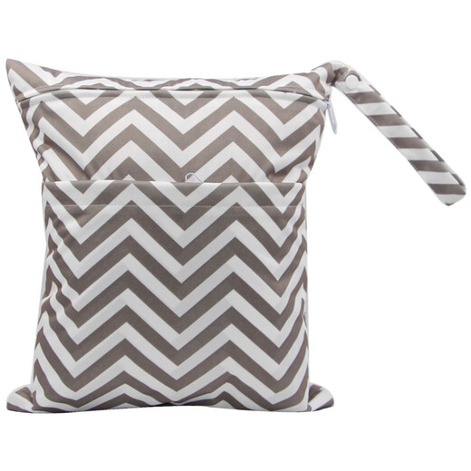 SARTILL baby stroller hanging bag stroller hanging bag diaper bag out-and-out storage bag clothes diaper portable storage bag swimming ring double layer large 36*30CM