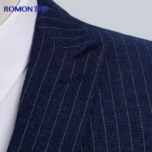 Lomon suit suit, men's business casual striped wedding dress, slim professional interview workwear, groomsmen's clothing, groom's clothing