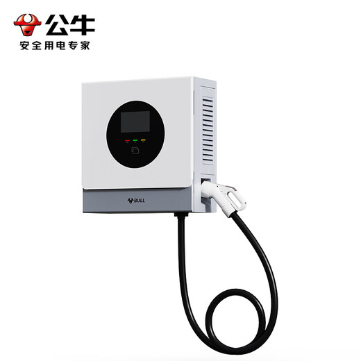 Bull new energy vehicle charging pile commercial household DC pile charging pile 20KW 30KW 40KW suitable for Tesla, Audi, BMW, ideal Huawei and other models D4-D30BB/30KW single gun DC pile (wall-mounted)
