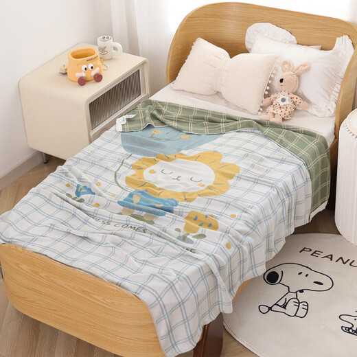 Pick-up Cat Newborn Children's Gauze Bamboo Fiber Cooling Blanket Thin Baby Cover Blanket Ice Silk Cooling Baby Towel Quilt Nap Blanket Xiaolu Class A Cooling Blanket