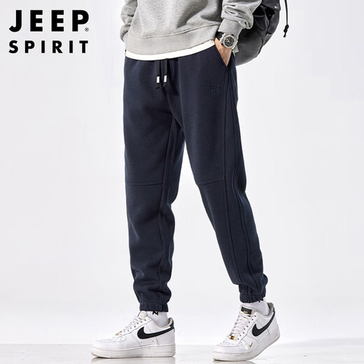 JEEP SPIRIT Jeep pants men's casual pants men's autumn and winter sports pants leggings loose trendy trousers