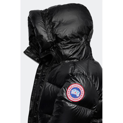 Canada Goose (Canada Goose) Crofton Unisex Kurze Daunenjacke Parka Große Gänsedaunenjacke 2252M 61 Schwarz Es wird empfohlen, eine Größe kleiner zu wählen, diese Größe ist zu groß M
