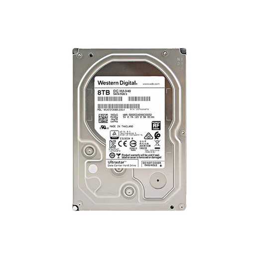Western Digital (WD) 8TB enterprise-class mechanical hard drive DC HA340 SATA 7200 rpm 256MB CMR vertical server hard drive 3.5-inch WUS721208BLE6L4