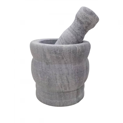 Ye Yu stone garlic mortar garlic pounder original stone garlic masher grinding bowl hammer stone mortar household garlic mortar new model large bluestone hammer