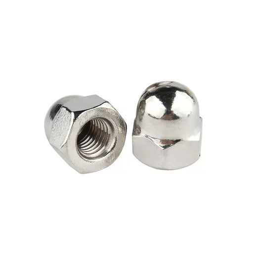Jingxuan 304 stainless steel cap nut round ball head fine tooth reverse tooth cap nut decorative screw nut M3M4M5M6M20 304 stainless steel M18 (1 piece)