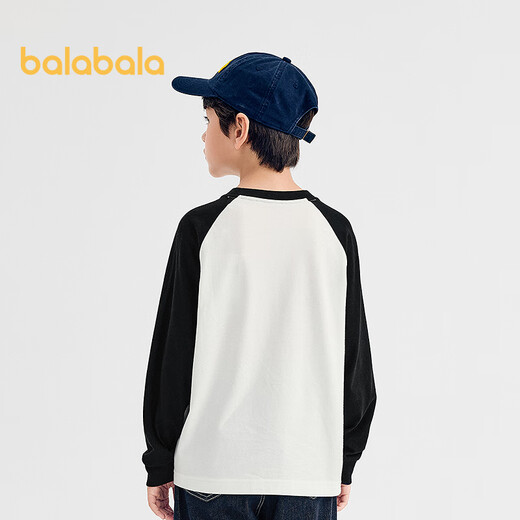 Balabala children's long-sleeved T-shirt boys and girls 2025 autumn tops same style in shopping malls 202325100202
