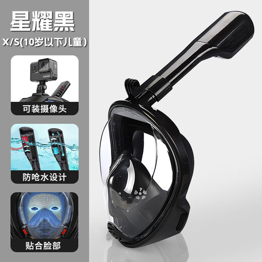 Zhizhou Diving Mask Adults and Children Full Face Snorkeling Glasses Swimming Equipment Underwater Full Dry Respirator Mirrors Waterproof Upgraded Anti-Choking Water Mint Green L/XL (Male) Free