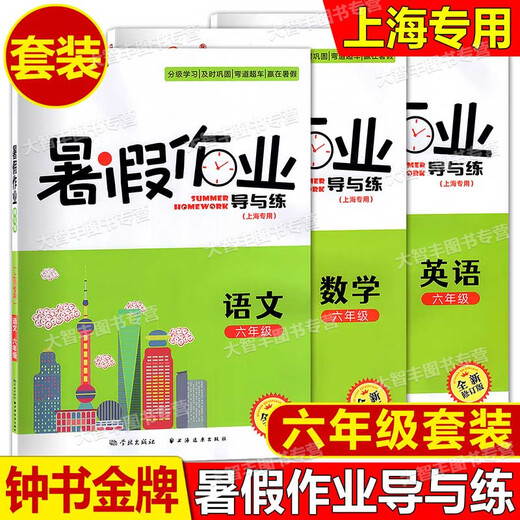 Zhongshu Sommer Hausaufgaben Anleitung und praktizieren chinesische Mathematik Englische Physik und Chemie 678/Klasse 678/Klasse 1st/Klasse 1st/Klasse 2. Semester Sommer -Hausaufgaben -Kenntnis