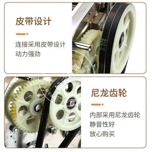 Jun's Wife Pure Copper Electric Dumpling Machine Lightweight Small Household Noodle Machine Stainless Steel Fully Automatic Commercial Dumpling Dumpling Machine Type 180 (Knife-Free Model) Pure Copper 550w Watts + Gift Ten Years Warranty - SF Express Door-to-Door Delivery