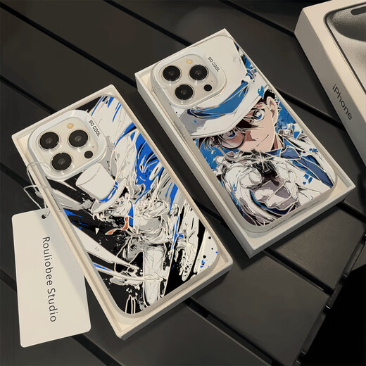 
Daniel's monster Kidd is suitable for Apple 16promax mobile phone case iPhone 15plus stand 14 animation 13mini color [CY1049 monster Kidd-Glacier silver] IMD color silver iPhone 16ProMax