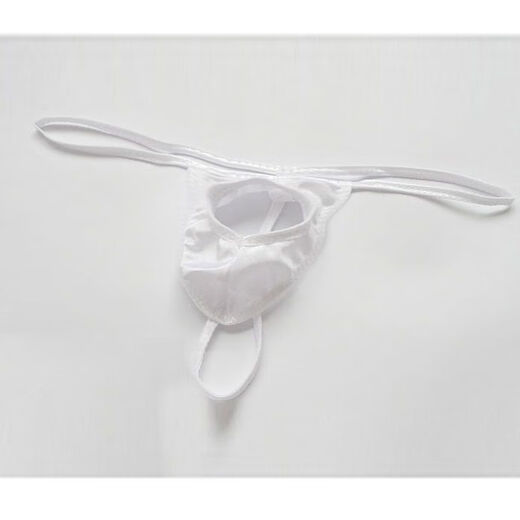 Banfishi men's sexy underwear, men's sexy thong with JJ penis exposed in the middle, no-take-off T-pants, gay men's underwear, black, one size fits all, 120-150Jin Jin is equal to about 0.5 kg