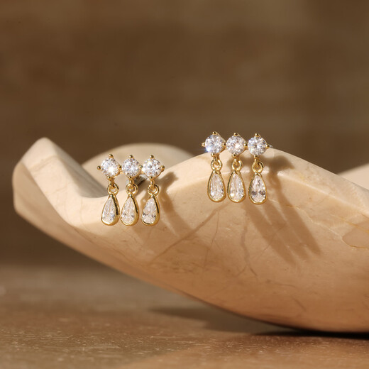 Arsis silver jewelry can be freely matched with starlight earrings for women, light luxury high-end earrings as a birthday gift for girlfriend, starlight small earrings