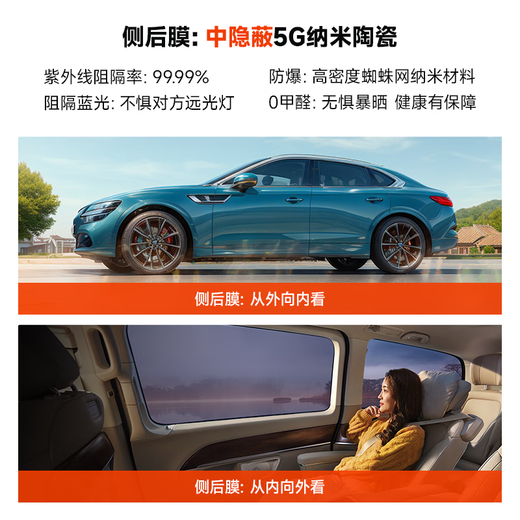MOXIAOER car glass film, car film, solar film, heat insulation film, full car film, window glass explosion-proof film, privacy safety, blackout sunscreen film