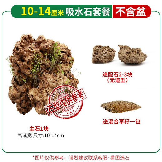 Water-absorbing stone 10-160CM natural water-absorbing stone raw stone water stone stone mountain bonsai rockery fish tank landscaping ornaments micro only stone 40-44 water-absorbing stone package